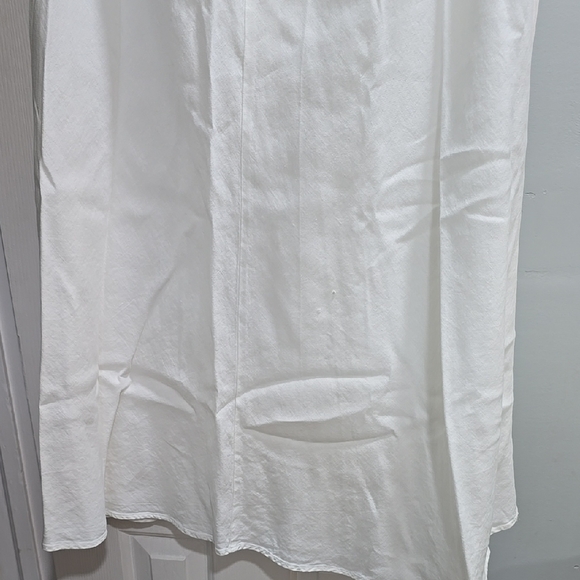 Eileen Fisher White Linen Skirt Size 2X - Picture 5 of 14